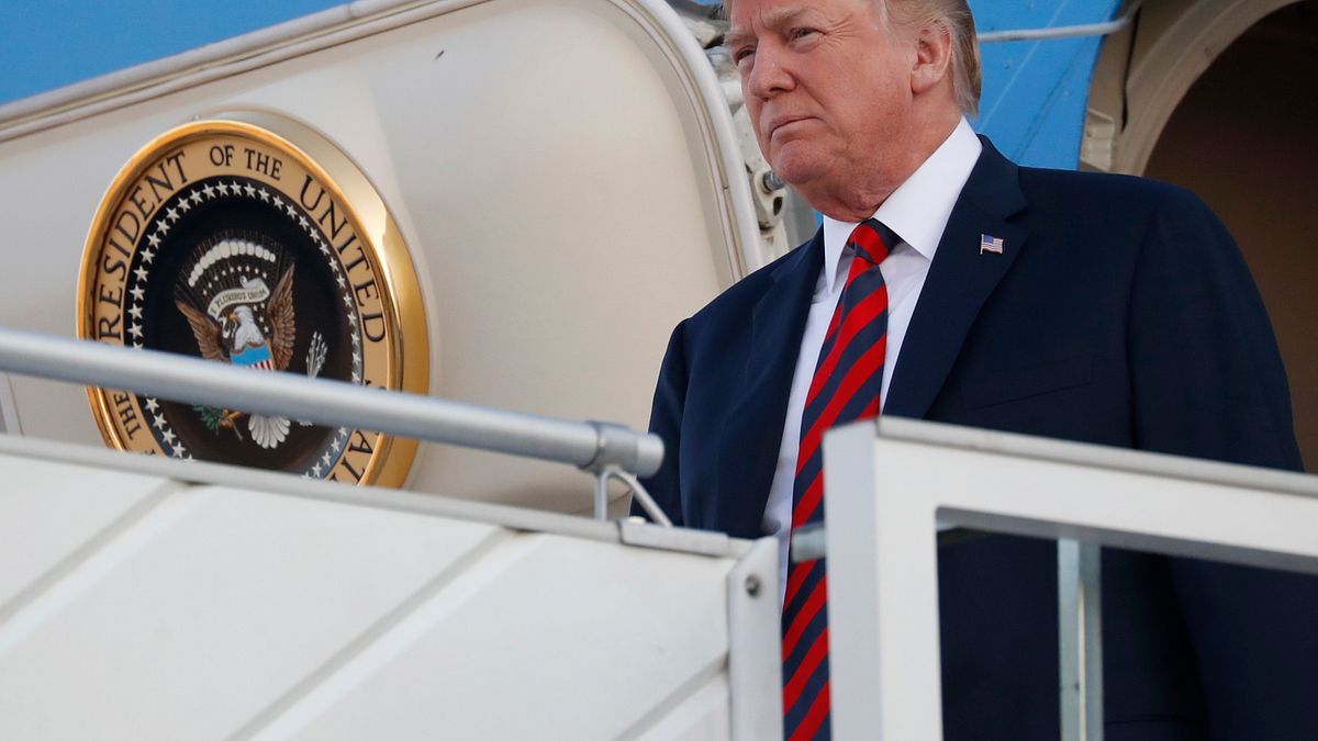 2018年7月中旬,美國總統川普訪問歐洲(AP) 2018年7月中旬,美國總統川普訪問歐洲(AP)