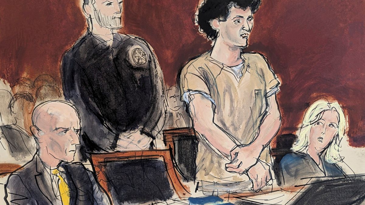 FTX創辦人SBF(Sam Bankman-Fried)的出庭速寫。(美聯社) FTX創辦人SBF(Sam Bankman-Fried)的出庭速寫。(美聯社)