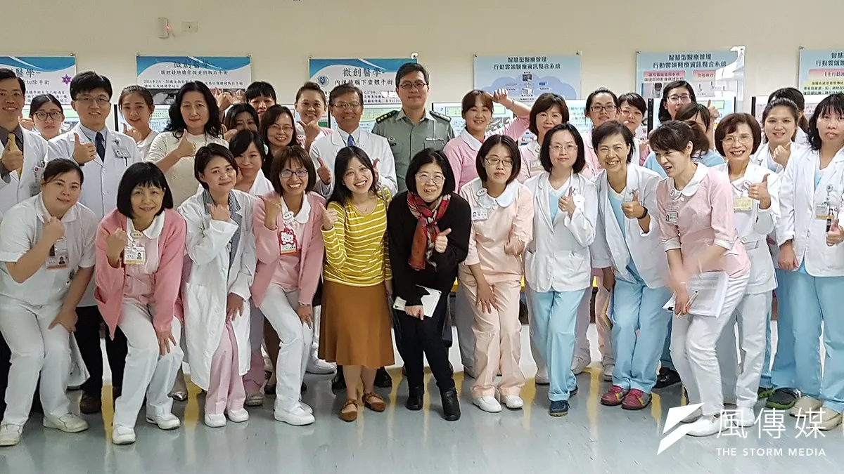 國軍新竹醫院28日舉辦創新改善成果發表會,精心推出醫療創新作為。(圖/方詠騰攝)