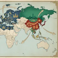 中国が大国間競争を背景に、AI時代の「新たな一帯一路」を構築しようとしている。(AI生成画像) 中国が大国間競争を背景に、AI時代の「新たな一帯一路」を構築しようとしている。(AI生成画像)