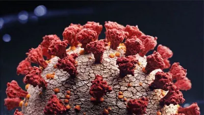 美國一名男子感染新冠肺炎。(BBC中文網/Getty Images)