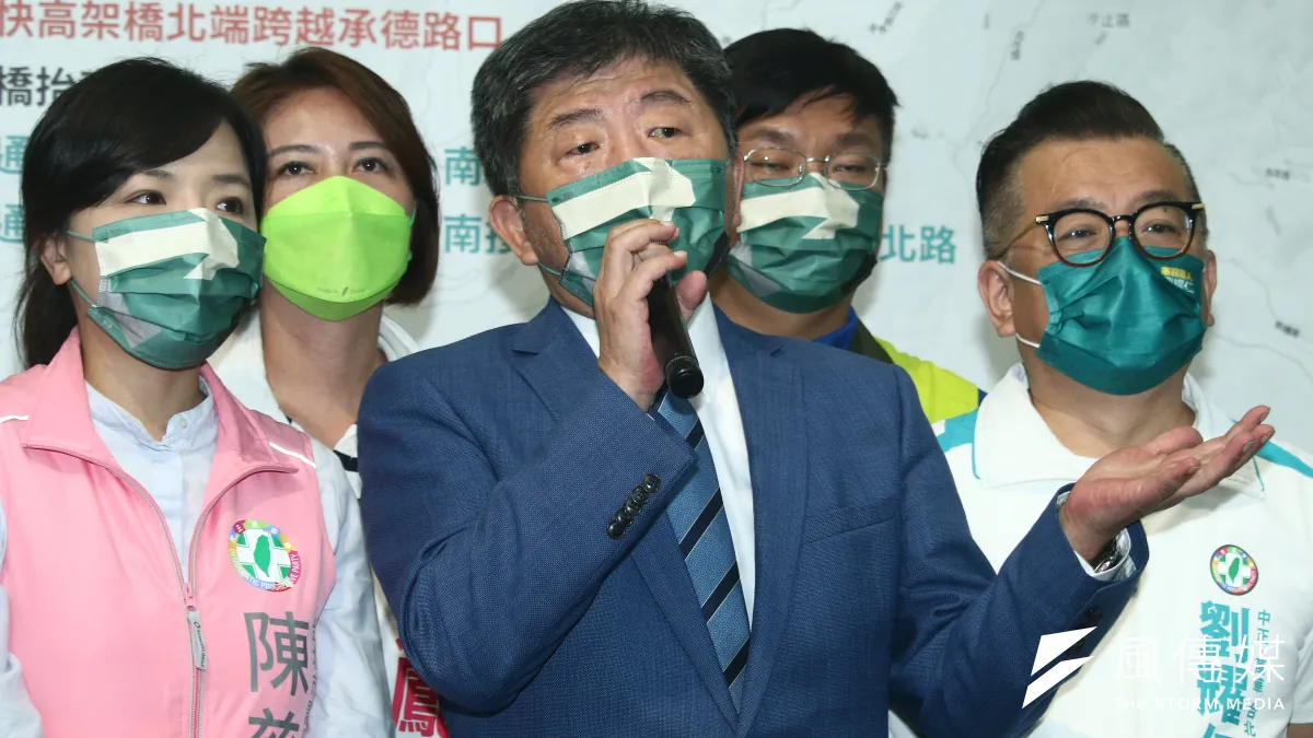 民進黨台北市長參選人陳時中團隊凸槌不斷,就在以塑造出他預期的形象。(蔡親傑攝)