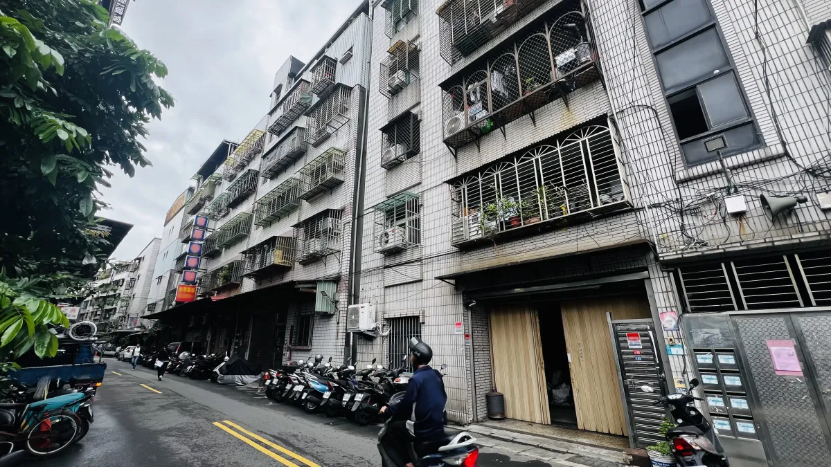 三重永安北路海砂屋案現況。(圖/新北市政府都市更新處)