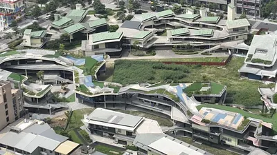 竹市東區關埔國小空拍圖。(圖/新竹市政府提供)