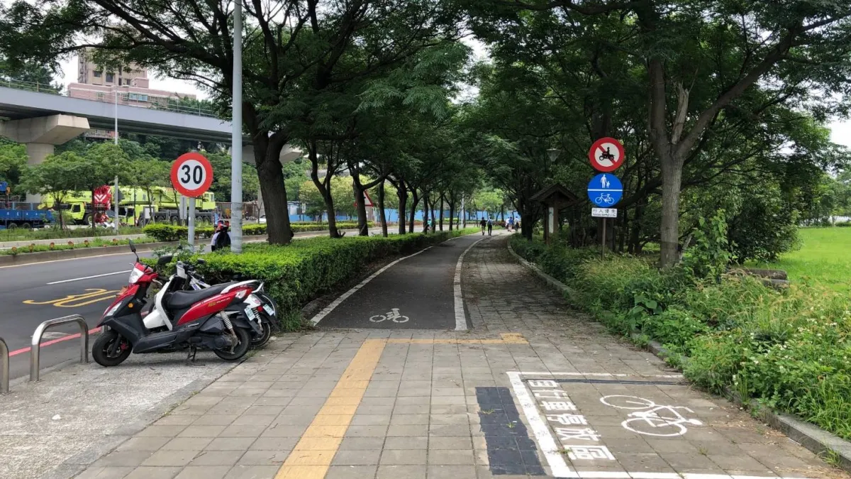 鶯歌區館前路工程主要圍繞三鶯之心空間藝術特區闢建。(圖/新北市政府)