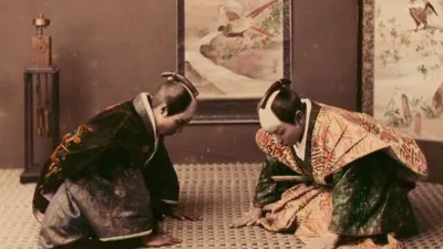 十九世紀日本武士圖片。(環球網)