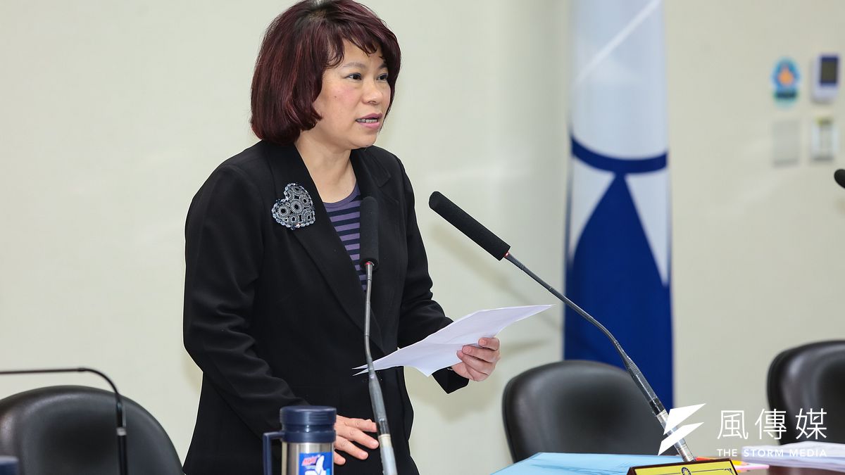 國民黨代理主席黃敏惠20日首次主持中常會,並於會上發言。(顏麟宇攝) 國民黨代理主席黃敏惠20日首次主持中常會,並於會上發言。(顏麟宇攝)