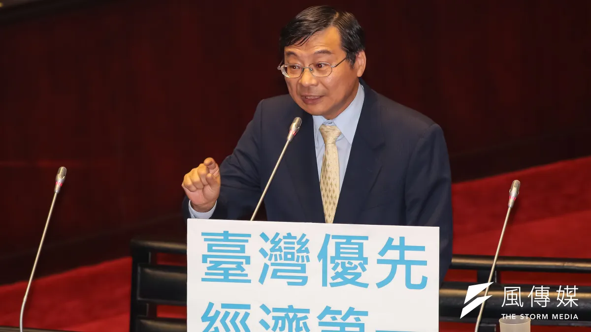 國民黨立委曾銘宗3日於立院質詢。(顏麟宇攝)