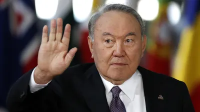 中亞大國哈薩克前任總統納扎爾巴耶夫(Nursultan Nazarbayev)。(AP)