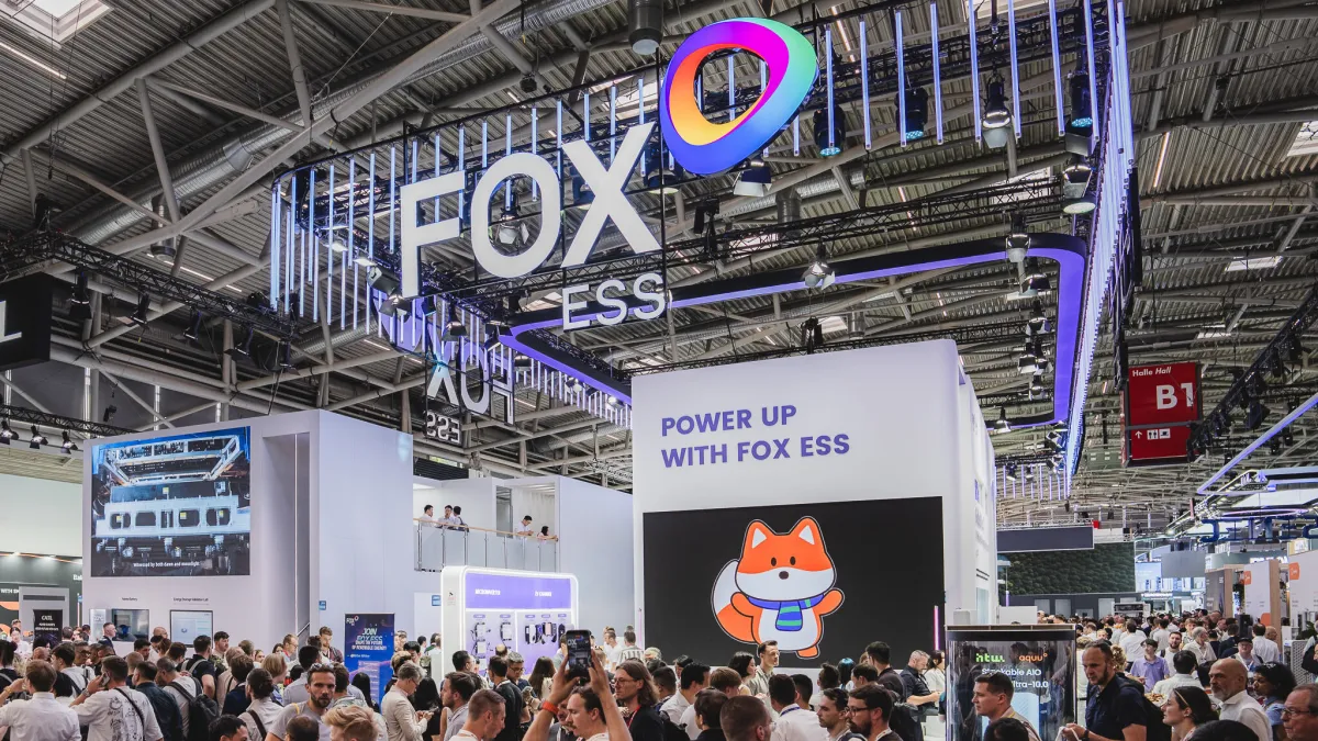 Fox ESS Shines at The Smarter E Europe 2026 with Full-Ecosystem Offerings and AI-Driven Booth Experience