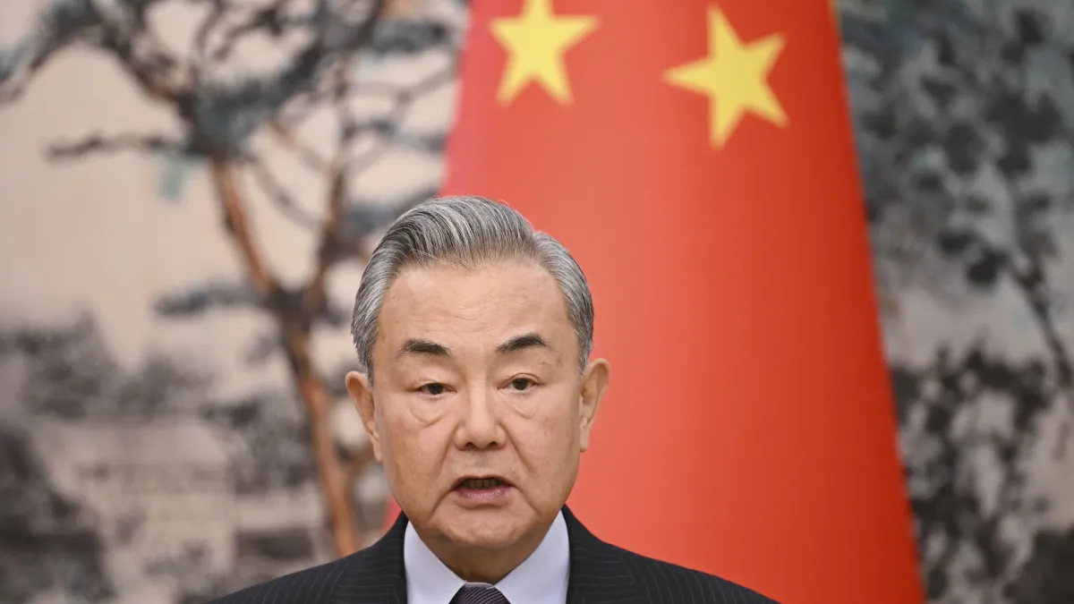 中國外交部長王毅。(美聯社)