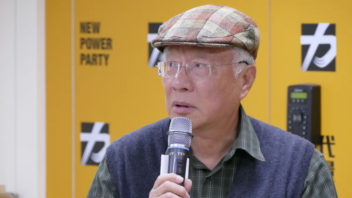 前羅東聖母醫院長陳永興表示,盼民進黨在宜蘭可以突破困境,否則他會建議,縣長給時代力量選好了。(時代力量提供)
