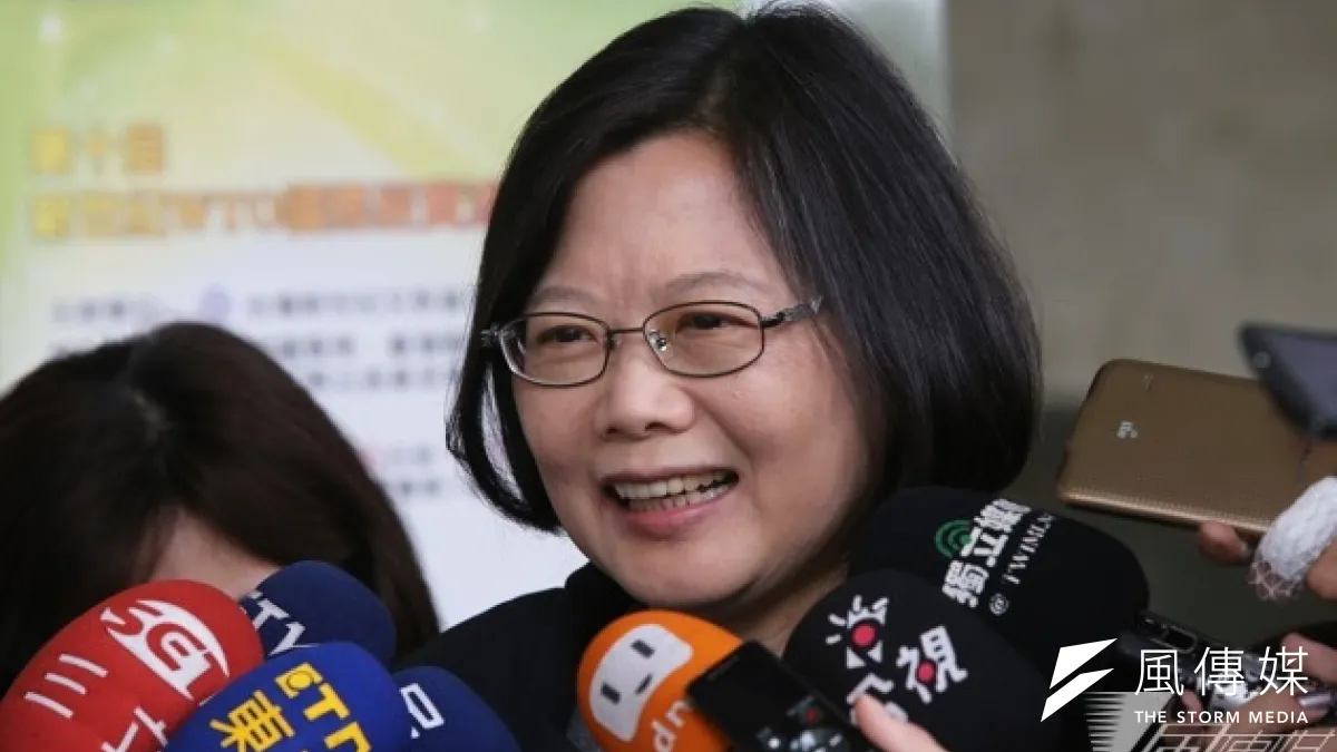 針對蘇貞昌質疑民進黨中央規劃的初選時程過早,蔡英文表示,去年九合一選舉的結果不錯,就是因為有提早佈局,各地黨部跟公職的反應是希望能更提早佈局。(資料照片,楊子磊攝)