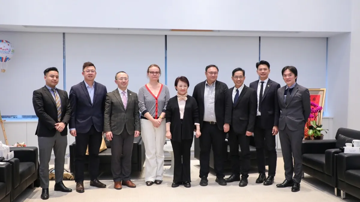 歐盟議會Ausra處長拜會台中市長盧秀燕(作者提供)