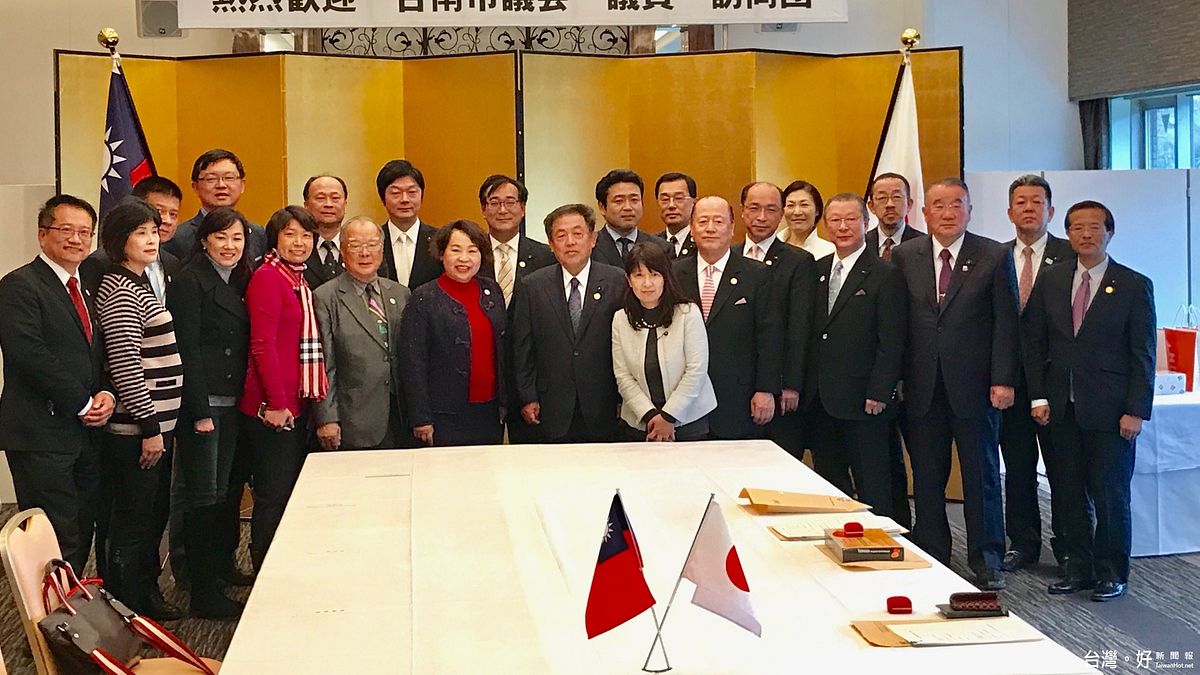行銷大台南 議長賴美惠拜訪姐妹會石川議會 行銷大台南 議長賴美惠拜訪姐妹會石川議會