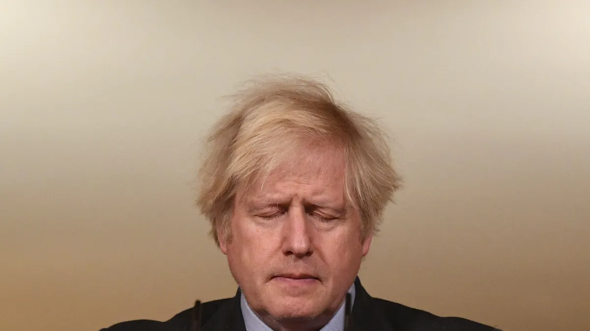 英國首相強森近期深陷「派對門」醜聞。(AP)