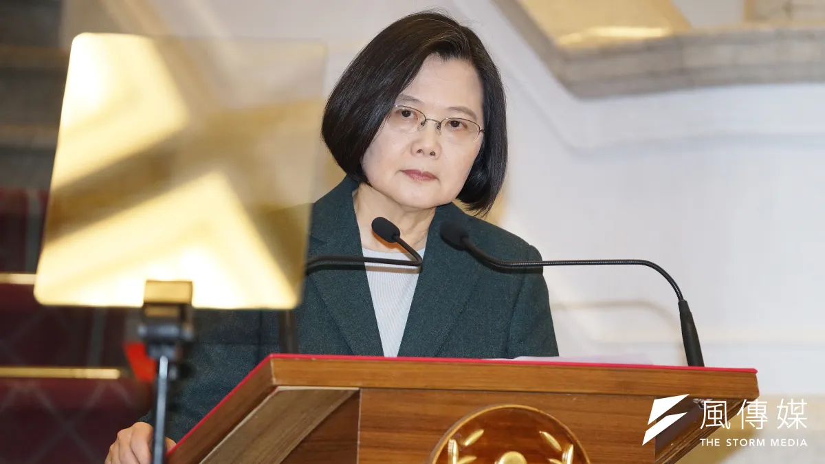 總統蔡英文的博士論文,迄今猶有爭議。(盧逸峰攝)