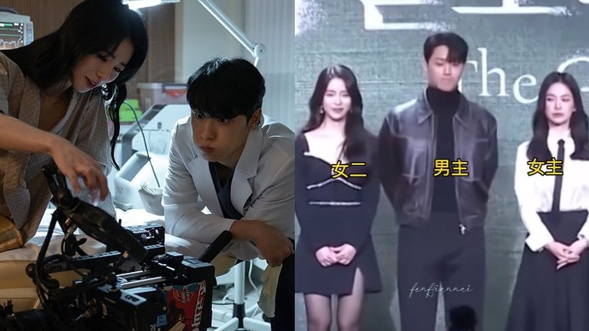 林智妍和李到晛承認戀情,早在記者會時2人就站得比女主角宋慧喬還貼近。(圖/翻攝自微IG、微博/netflixkr、哎一股清流) 林智妍和李到晛承認戀情,早在記者會時2人就站得比女主角宋慧喬還貼近。(圖/翻攝自微IG、微博/netflixkr、哎一股清流)