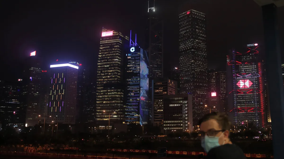 《香港國安法》引起國際強烈關注(AP)