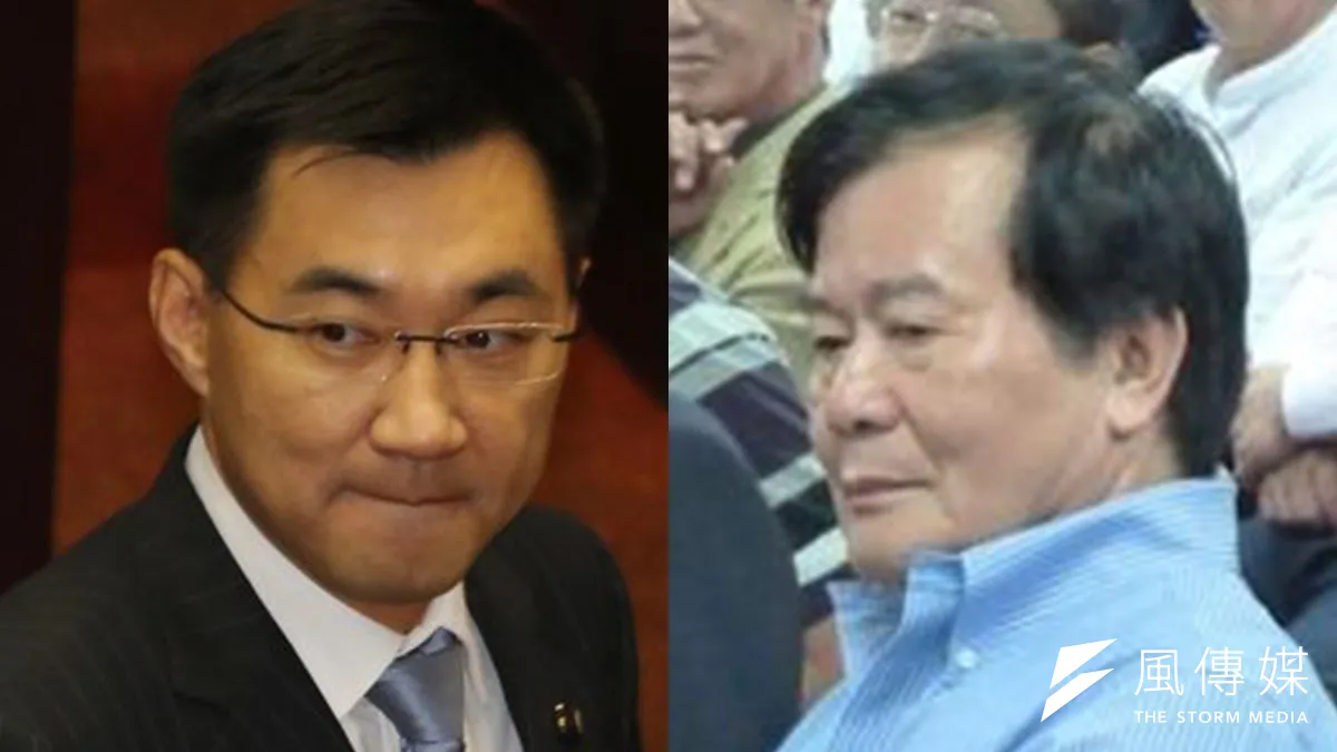 國民黨立委江啟臣(左)將進入國民黨智庫,將與其叔江春男(右)「打對台」。(江啟臣:余志偉攝;江春男:取自中評社)
