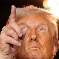 2025年9月21日、アメリカ大統領トランプ氏がチャーリー・カーク氏の追悼式に出席。(AP通信) 2025年9月21日、アメリカ大統領トランプ氏がチャーリー・カーク氏の追悼式に出席。(AP通信)