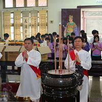 竹山高中師生祭孔 祈福四技二專統測包高中 竹山高中師生祭孔 祈福四技二專統測包高中