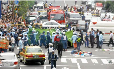 2008年在東京秋葉原發生的無差別殺人事件,這場震驚日本社會的事件共造成7死10傷的慘劇。 2008年在東京秋葉原發生的無差別殺人事件,這場震驚日本社會的事件共造成7死10傷的慘劇。