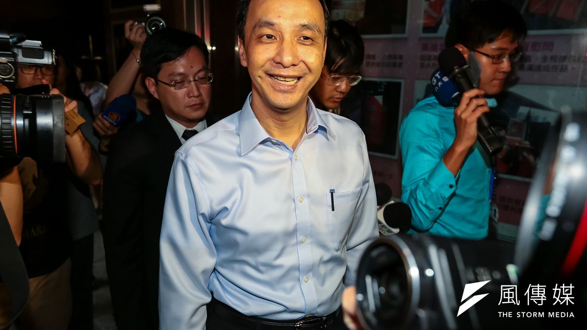 國民黨總統參選人朱立倫今日受到特偵組約談。(顏麟宇攝) 國民黨總統參選人朱立倫今日受到特偵組約談。(顏麟宇攝)