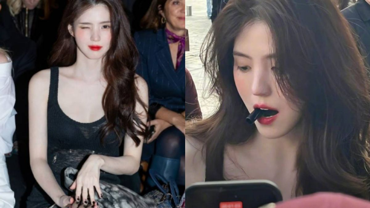 南韓女神韓韶禧出席Dior在巴黎舉辦的「2024春夏高級訂製服系列大秀」,一身緊身薄紗黑洋裝讓她的好身材若隱若現。(圖/翻攝自韓韶禧IG) 南韓女神韓韶禧出席Dior在巴黎舉辦的「2024春夏高級訂製服系列大秀」,一身緊身薄紗黑洋裝讓她的好身材若隱若現。(圖/翻攝自韓韶禧IG)