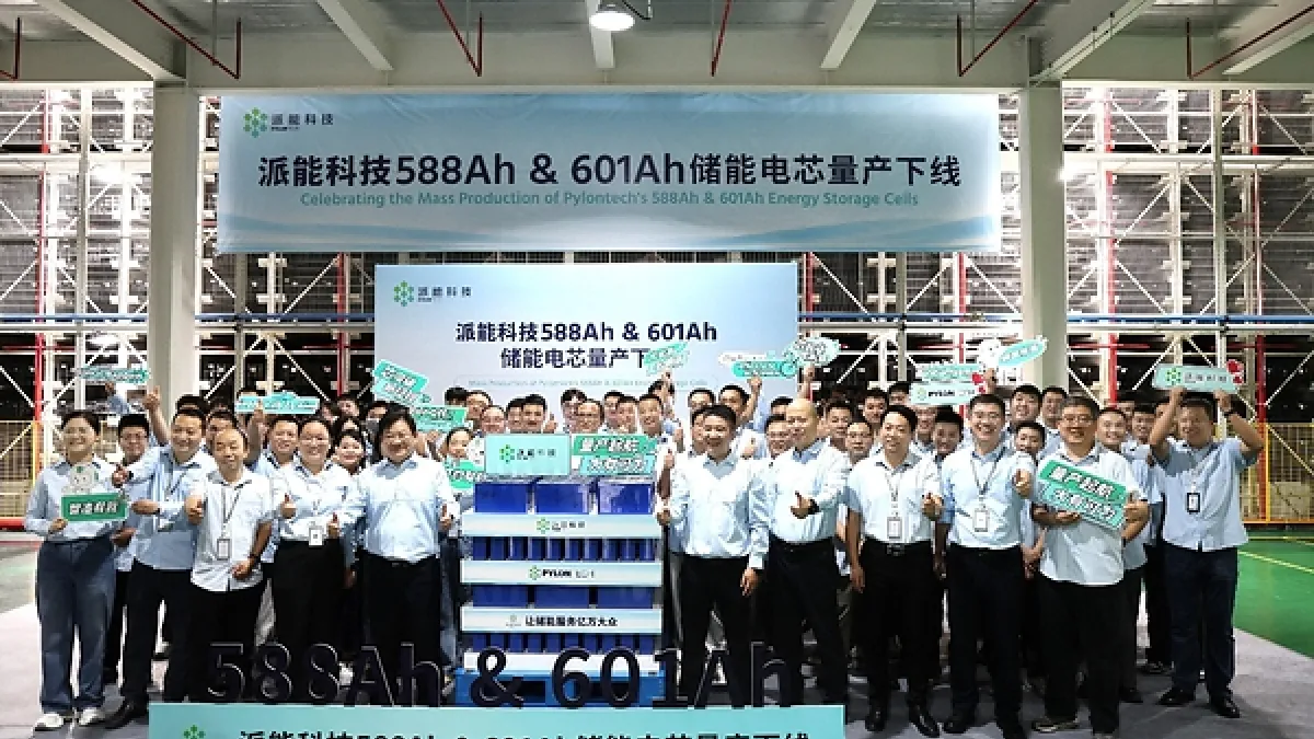 Pylontech Starts Mass Production of 588Ah and 601Ah LFP Cells for ESS