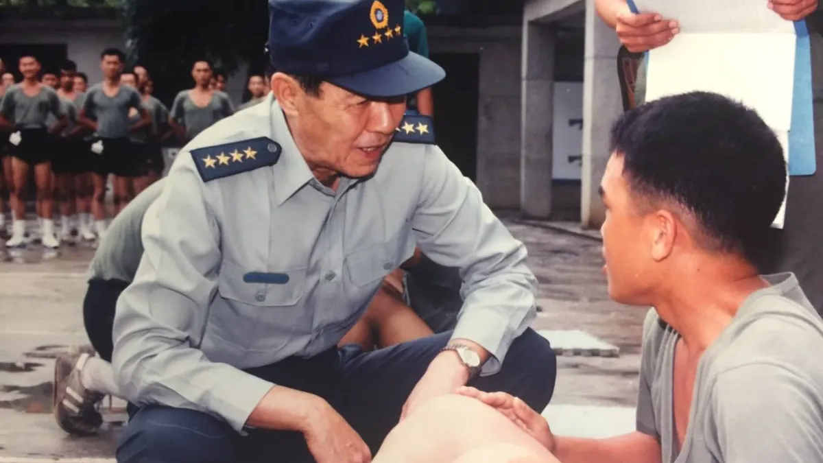 前參謀總長、陸軍一級上將羅本立(取自國防部發言人臉書)