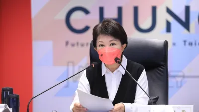 臺中市長盧秀燕表示,截至2021年底,自辦市地重劃面積高達962公頃,大約是臺北市的10倍。(圖/臺中市政府地政局提供)