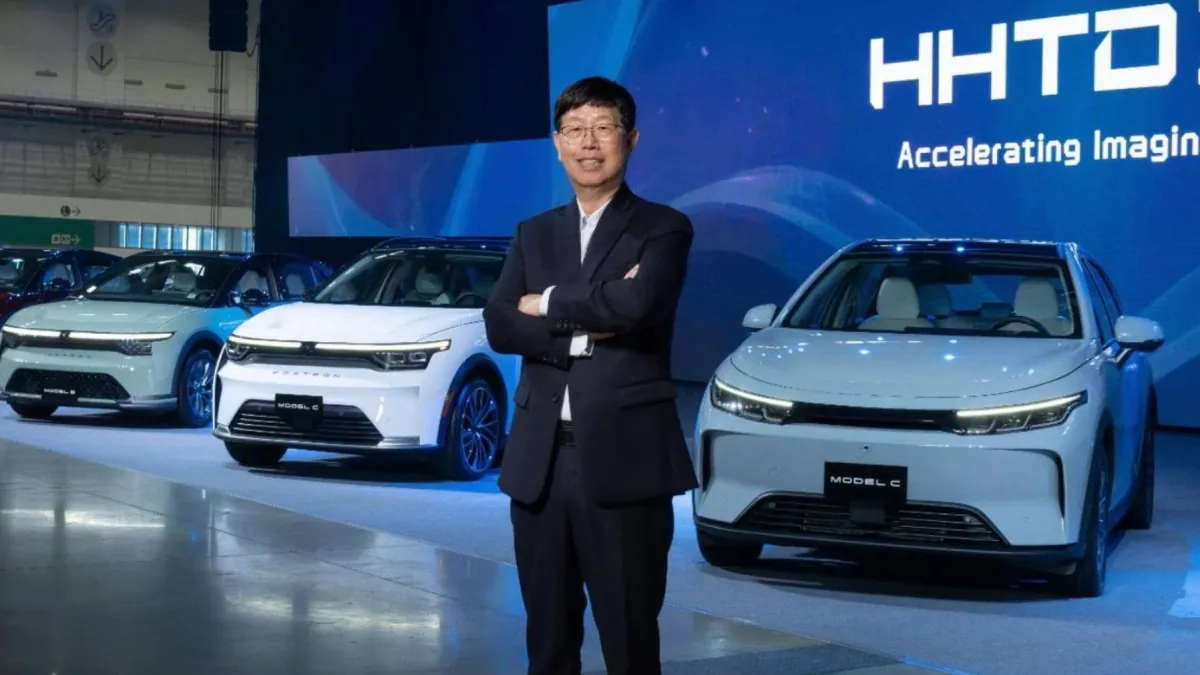 20250315-鴻海集團持續擴大電動車布局,除了Model B在今年下半年進入量產以外,更與日本車廠簽訂CDMS合約。(鴻海提供)