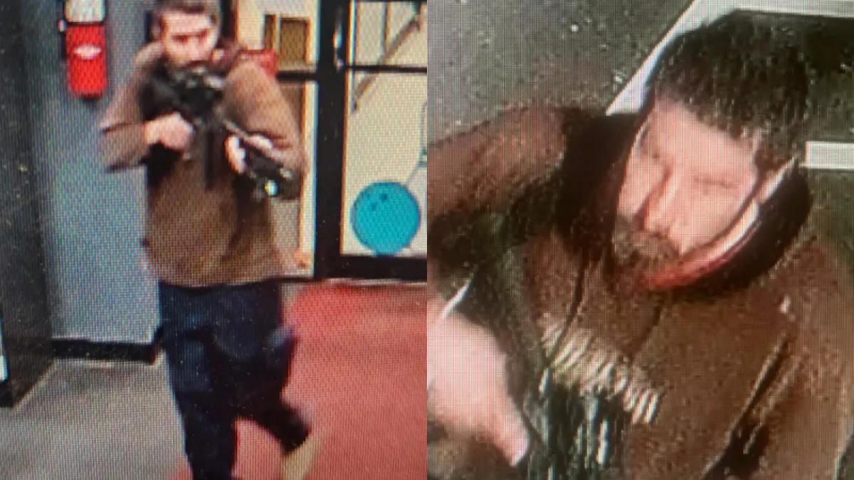 路易斯頓警局公布槍手身影。(翻攝自FB/Lewiston Maine Police Department)