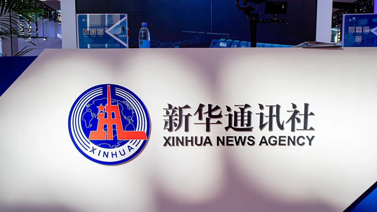 《自由時報》點名大陸新華社駐台記者涉入台灣電視台政論節目「盯梢」,甚至指女記者趙博事發後緊急離台。(資料照,新華社)
