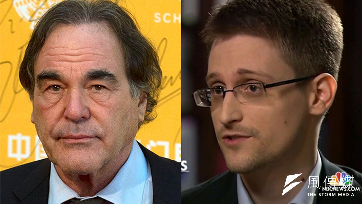 美國大導演奧利佛史東(左)將開拍一部以史諾登為主角的電影(美聯社) 美國大導演奧利佛史東(左)將開拍一部以史諾登為主角的電影(美聯社)