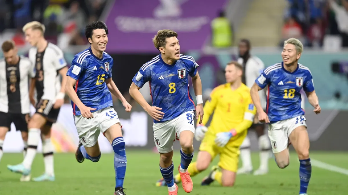 2022年世足賽,日本在小組賽先勝德國再勝西班牙晉級。(取自FIFA網)
