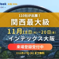 RX Japanが11月18日からインテックス大阪で「第7回 マーケティング Week 大阪」を開催し、110社によるインバウンドや推し活などの最新マーケティング手法が集結する。(写真/RX Japan 展示会PR事務局提供) RX Japanが11月18日からインテックス大阪で「第7回 マーケティング Week 大阪」を開催し、110社によるインバウンドや推し活などの最新マーケティング手法が集結する。(写真/RX Japan 展示会PR事務局提供)