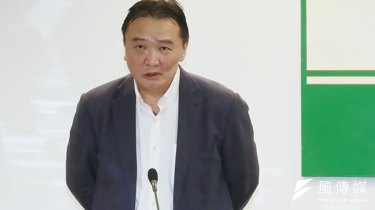 民進黨秘書長許立明出身新聞局,年輕時參與過野百合學運。(資料照,柯承惠攝)