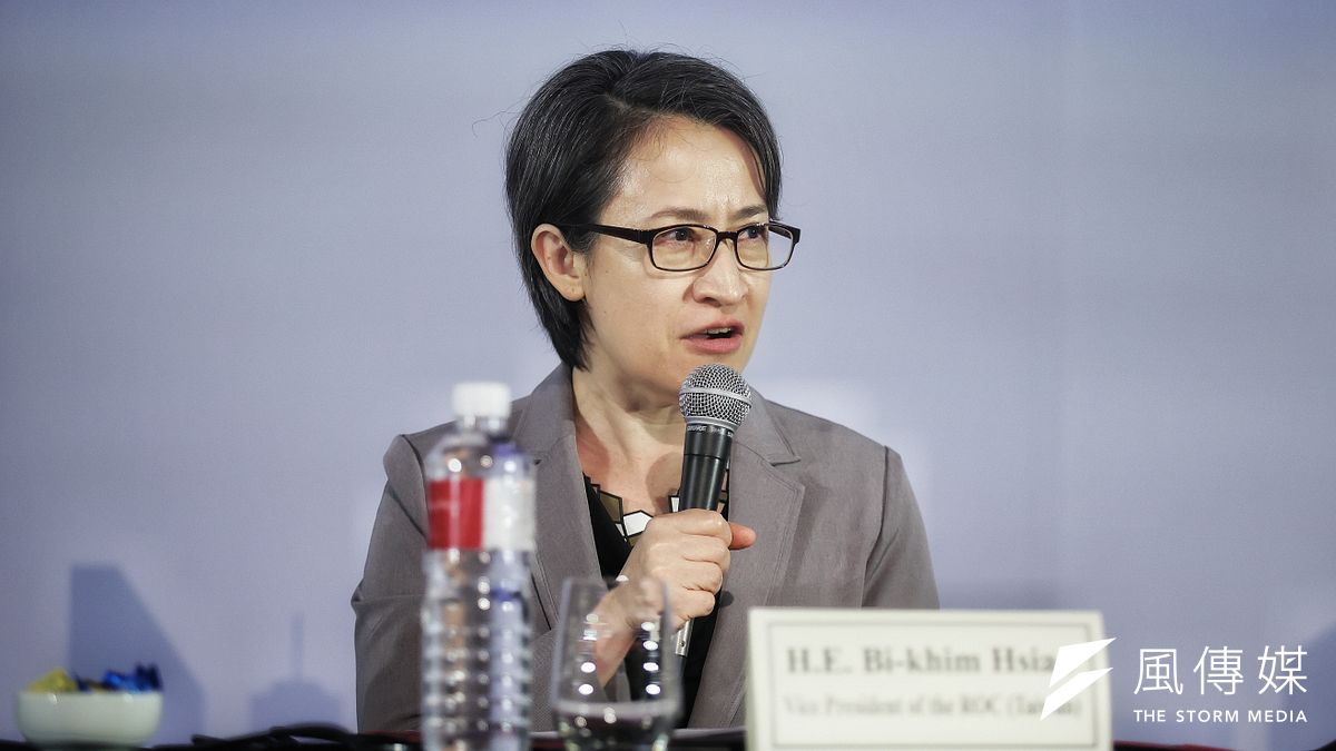 2025年10月28日、副総統の蕭美琴氏が「2025フォルモサ・クラブ台北年次総会 国際記者会見」に出席した。(写真/柯承惠撮影) 2025年10月28日、副総統の蕭美琴氏が「2025フォルモサ・クラブ台北年次総会 国際記者会見」に出席した。(写真/柯承惠撮影)