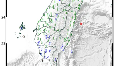 今天凌晨0時17分發生芮氏規模6.4地震。(中央氣象署)