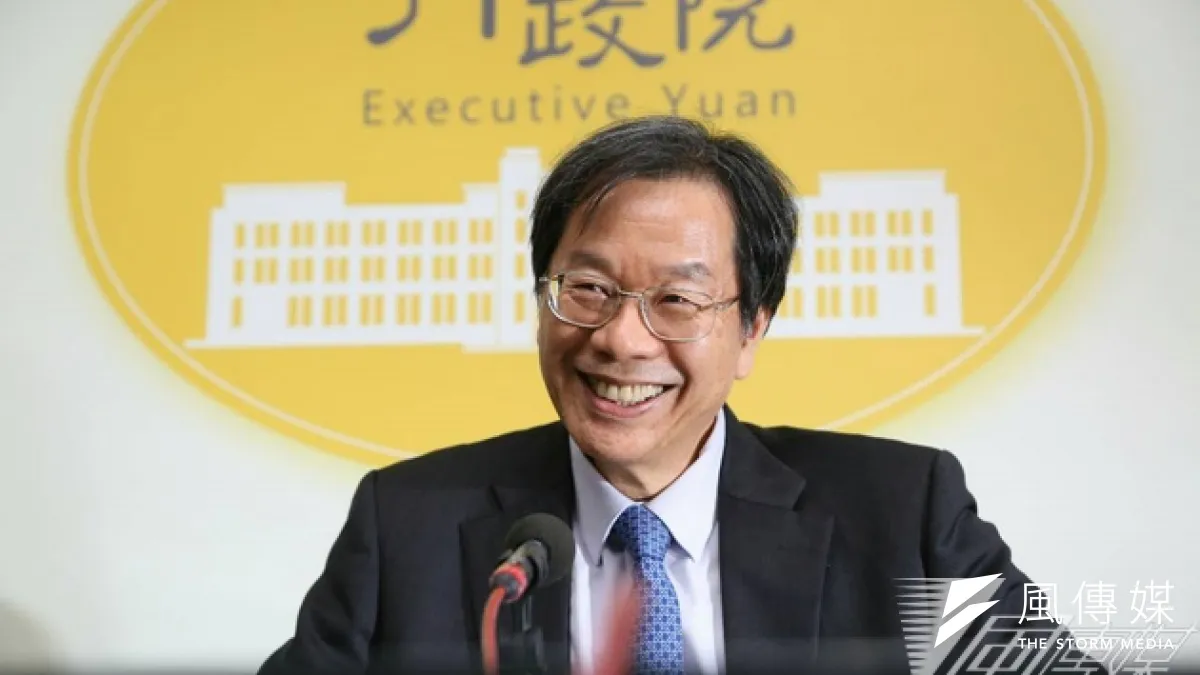 即將接任衛福部長的蔣丙煌17日下午舉行記者會。(余志偉攝)