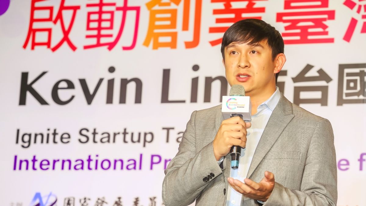 《英雄聯盟》2015世界大賽現正熱烈展開,全球最大遊戲直播平台Twitch的共同創辦人兼營運長Kevin Lin 12日表示,看好台灣電競市場的潛力。(國發會提供) 《英雄聯盟》2015世界大賽現正熱烈展開,全球最大遊戲直播平台Twitch的共同創辦人兼營運長Kevin Lin 12日表示,看好台灣電競市場的潛力。(國發會提供)