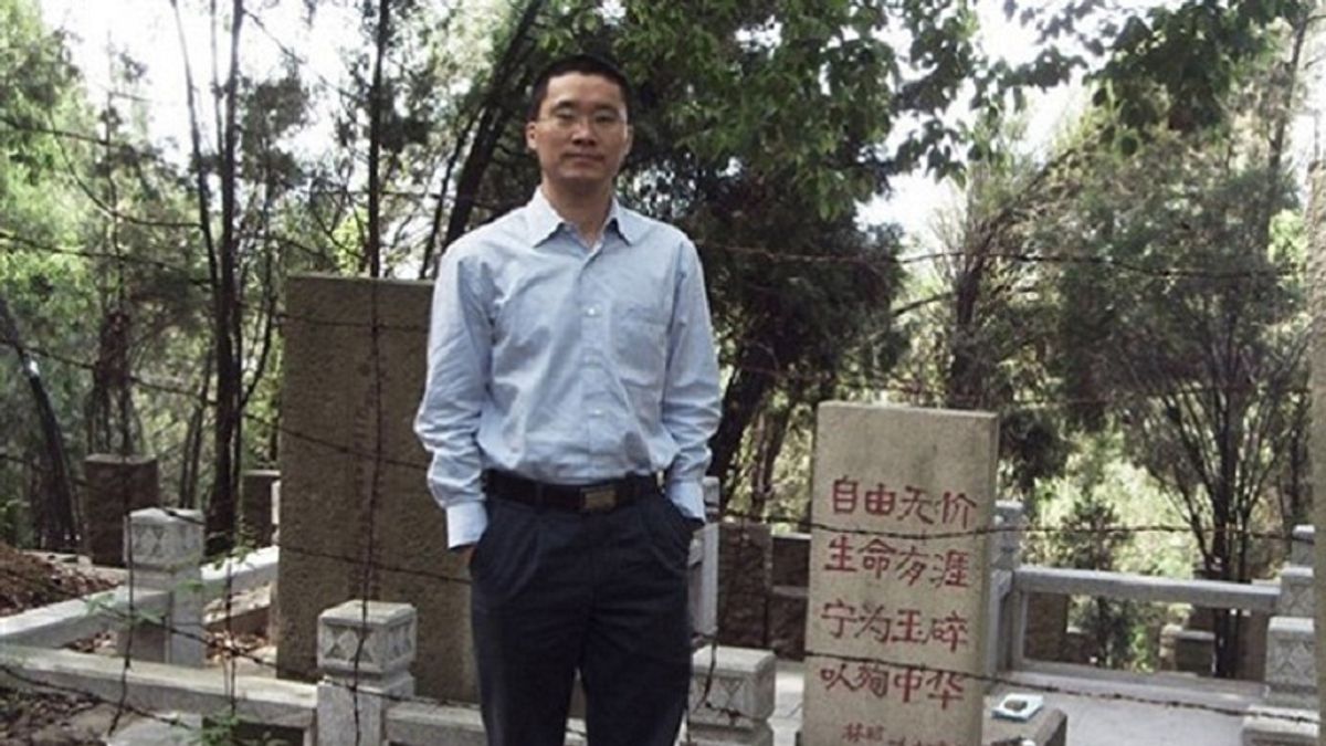 被判刑五年拒絕上訴的中國維權律師唐刑陵。(博談網) 被判刑五年拒絕上訴的中國維權律師唐刑陵。(博談網)