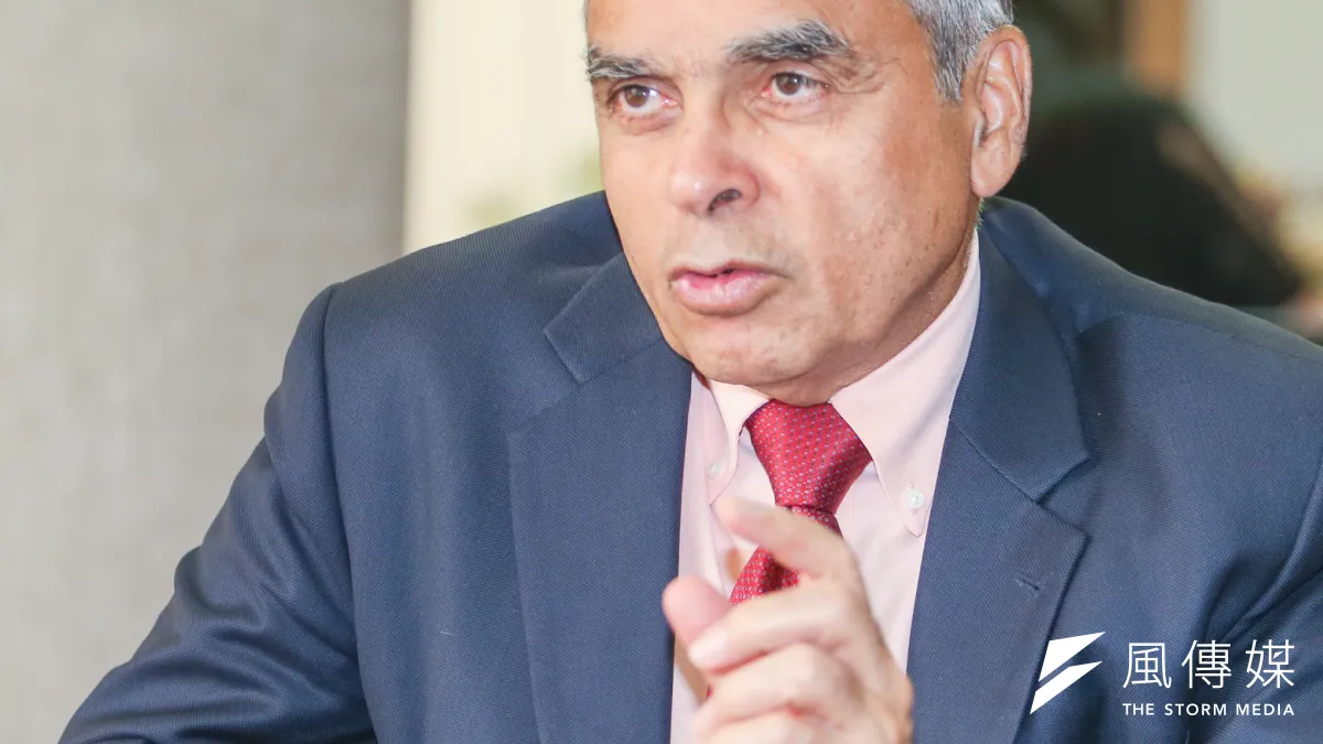 馬凱碩(Kishore Mahbubani)。(陳明仁攝)