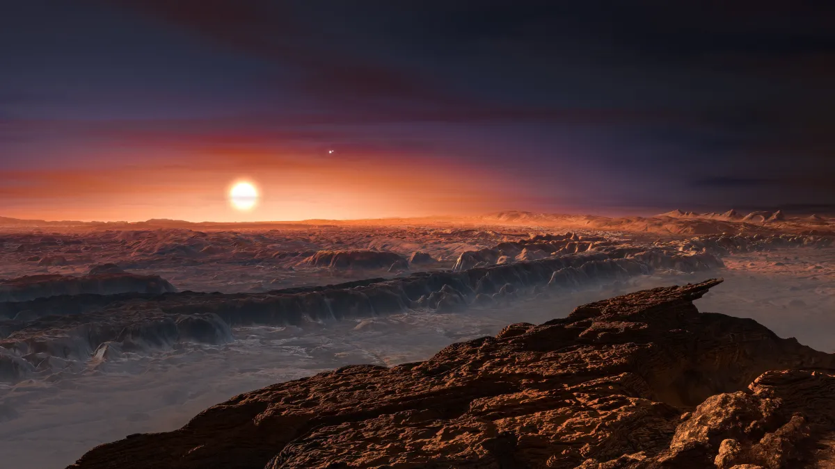 環繞比鄰星(Proxima Centauri)運轉的行星「比鄰星b」(Proxima b)可能具有適合生命繁衍的環境。(AP)