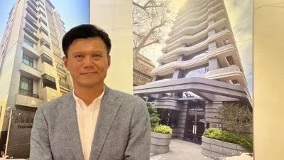 兆竑智聯董事長張鴻誠,打造全新產業,引領建築、停車智慧新趨勢。(圖/黃睿筌攝)