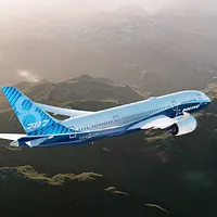 ボーイングの売れ筋で燃費効率の良いワイドボディ機787型。(ボーイング公式サイトより) ボーイングの売れ筋で燃費効率の良いワイドボディ機787型。(ボーイング公式サイトより)