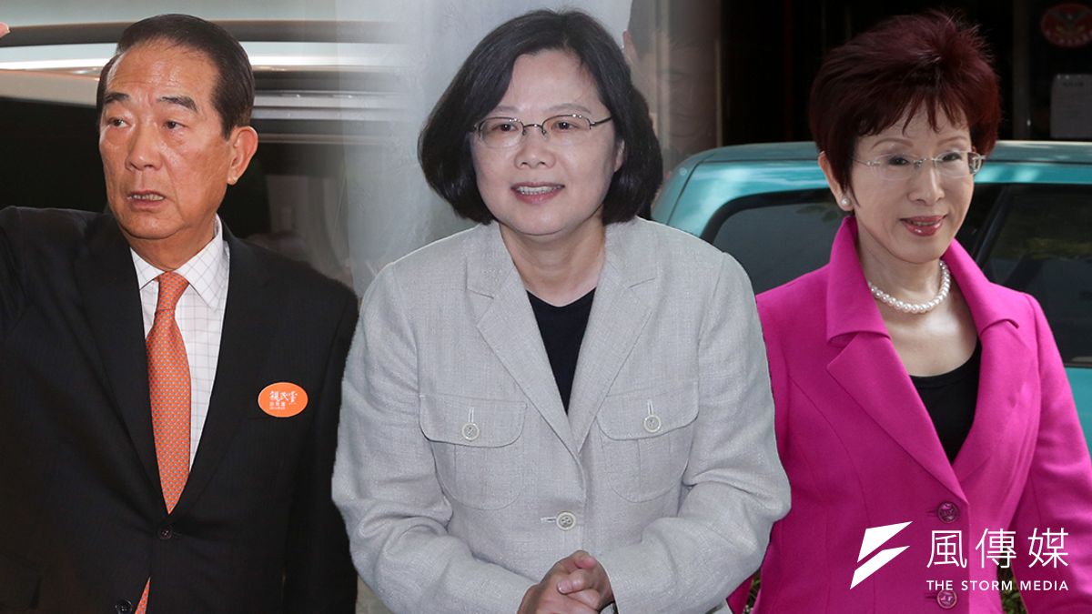 根據《聯合報》所做民調,蔡英文以36%的支持度領先,而宋楚瑜則獲得24%選民支持,雖落後蔡英文12個百分點,但甫參選便超前洪秀柱7個百分點。(余志偉攝/影像合成:風傳媒) 根據《聯合報》所做民調,蔡英文以36%的支持度領先,而宋楚瑜則獲得24%選民支持,雖落後蔡英文12個百分點,但甫參選便超前洪秀柱7個百分點。(余志偉攝/影像合成:風傳媒)