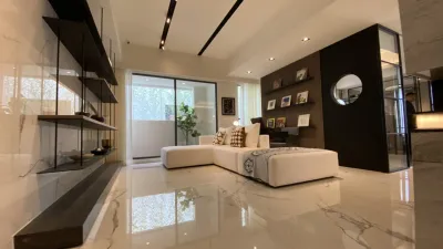 長虹建設推出與豪宅同等級配備的小坪數產品,跳脫區域市場規格的輕豪宅定位。(圖/富比士地產王提供)